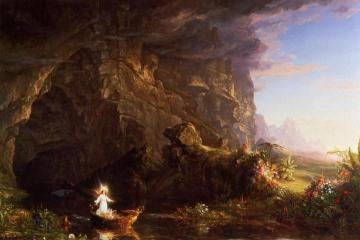 The Voyage Of Life: Childhood Artwork by Thomas Cole
