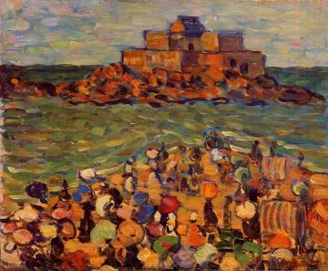 Chateaubriand's Tomb, St Malo Artwork by Maurice Prendergast