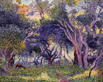 In the Woods Artwork by Henri Edmond Cross