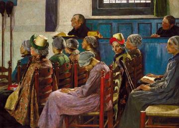 The Sermon Artwork by Gari Melchers