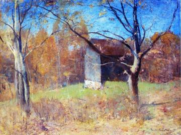 Behind the Artist's Studio Artwork by Emil Carlsen