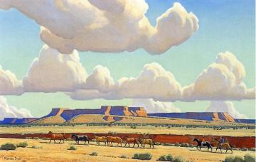 Wide Lands Of The Navajo Artwork by Maynard Dixon