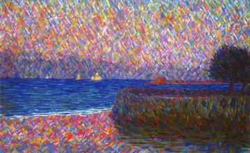 Morning on the Sea (study) Artwork by Benvenuto Benvenuti