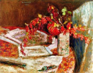 Bouquet of Flowers on a Table Artwork by Pierre Bonnard