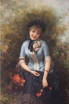 Gathering the Wild Fruit Artwork by Emile Eisman-Semenowsky