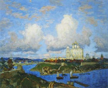 Autumn in Pskov Artwork by Konstantin Gorbatov