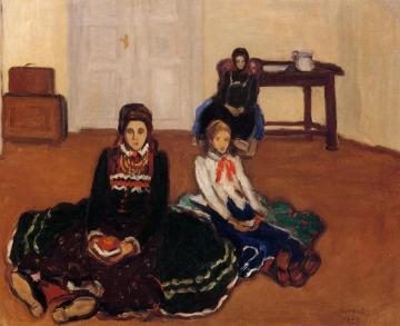 Woman at Riga Artwork by József Rippl-Rónai