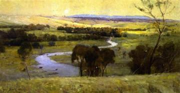 Still Glides The Stream, And Shall For Ever Glide Artwork by Sir Arthur Streeton