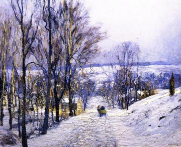 The Green Sleigh Artwork by Edward Willis Redfield