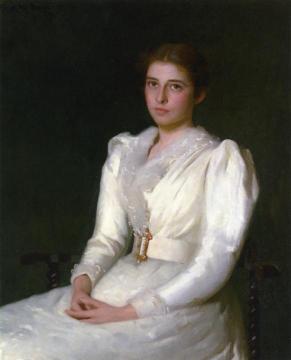 Alice Bacon (Mrs. W. Sturgis H. Lothrop) Artwork by Frank Weston Benson
