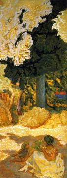 Mediterranean. Triptych (Right hand panel) Artwork by Pierre Bonnard
