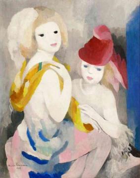 Clowns Artwork by Marie Laurencin