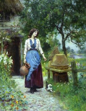 In the Garden Artwork by Henry John Yeend King