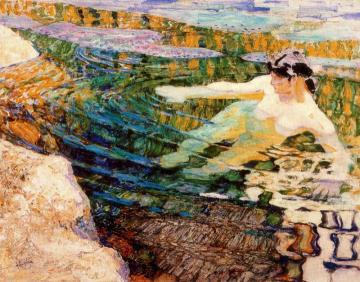 Water. The Bather Artwork by Frantisek Kupka