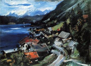 The Walchensee, Serpentine Artwork by Lovis Corinth