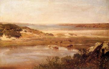 Landscape with River Artwork by Thomas Worthington Whittredge