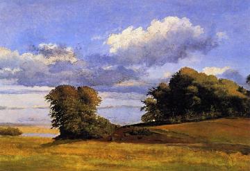 Landscape Near Lake Arresø, Frederickværk Artwork by Johan Thomas Lundbye