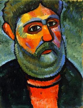 Man with Green Beard Artwork by Alexej Jawlensky