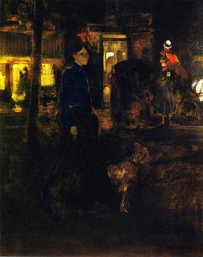 Street Scene, Paris Artwork by Alfred Henry Maurer