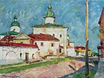 Church of Myrrh Bearers Artwork by Pyotr Konchalovsky