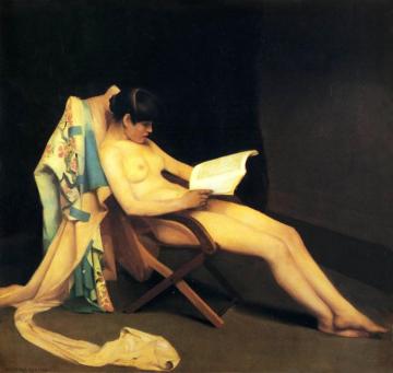 The Reading Girl Artwork by Théodore Roussel
