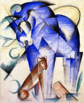 Fabulous Beasts Artwork by Franz Marc