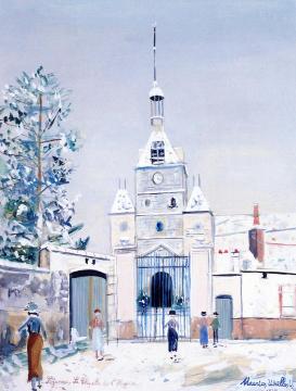 Sézanne, The Hospital Chapel Artwork by Maurice Utrillo