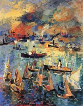 Le Havre Artwork by Jean Dufy