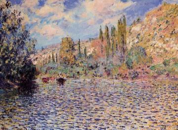The Seine at Vetheuil Artwork by Claude Oscar Monet