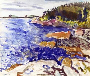 Maine Coast Artwork by John Marin