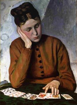 The Fortune Teller Artwork by Jean Frederic Bazille