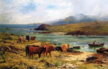 North Sound in Noss, Shetland Artwork by Louis Bosworth Hurt