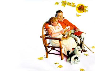 Fondly Do We Remember Artwork by Norman Rockwell