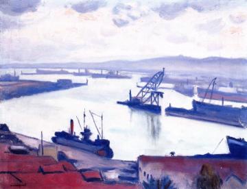 Le port de l'Agha, Alger Artwork by Albert Marquet