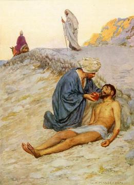 The Good Samaritan Artwork by William Henry Margetson