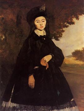 Portrait of Madame Brunet Artwork by Edouard Manet
