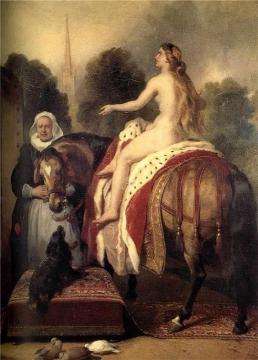 Lady Godiva's Prayer Artwork by Edwin Henry Landseer