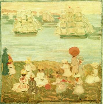 The Pretty Ships Artwork by Maurice Prendergast
