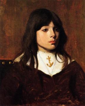 Portrait of a Boy Artwork by Frank Duveneck
