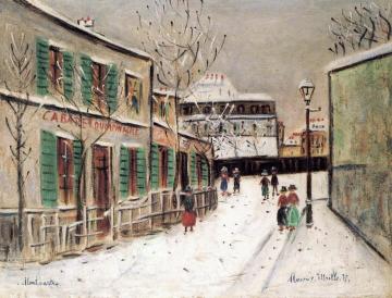 Cabaret Du Lapin Agile Artwork by Maurice Utrillo