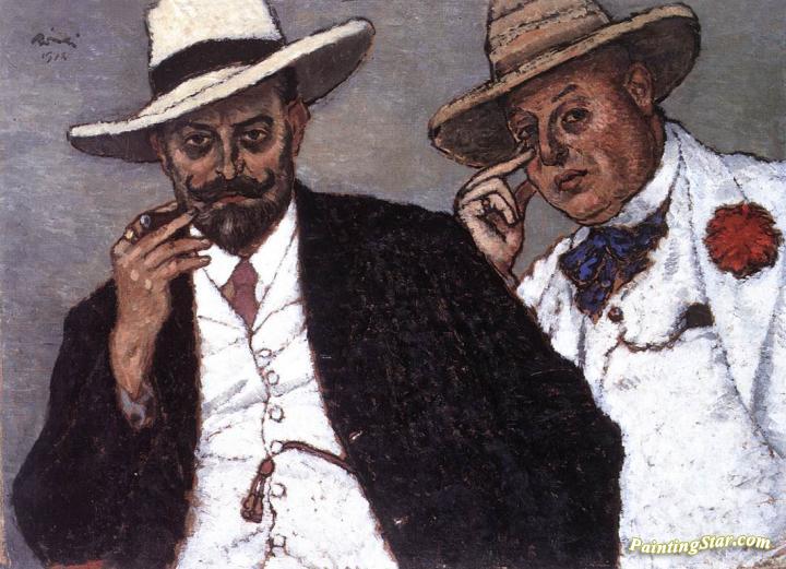 Lajos And Ödön Artwork by József Rippl-Rónai