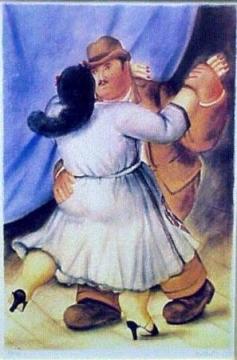 Dancers Artwork by Fernando Botero