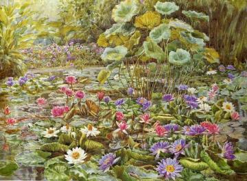 Water Garden Artwork by Beatrice E. Parsons