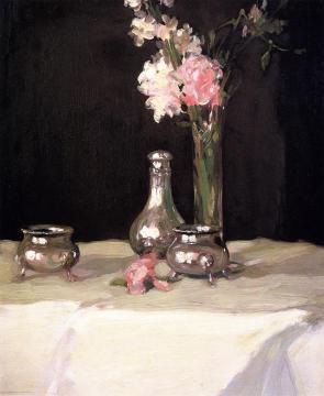 Jonquils And Silver Artwork by John Duncan Fergusson