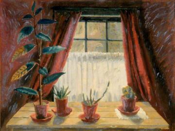 The Plant Table Artwork by Charles Mahoney