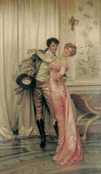 The Embrace Artwork by Charles Joseph Frederick Soulacroix