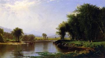 Summer On The Saco Artwork by Alfred Thompson Bricher