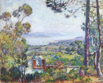 View of Saint Tropez Artwork by Henri Lebasque