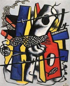 Black Lattice Work Artwork by Fernand Léger