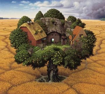 Tree Artwork by Jacek Yerka